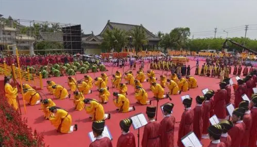 同根同源同心同行 两岸祭祖大典见证中华儿女血脉情深